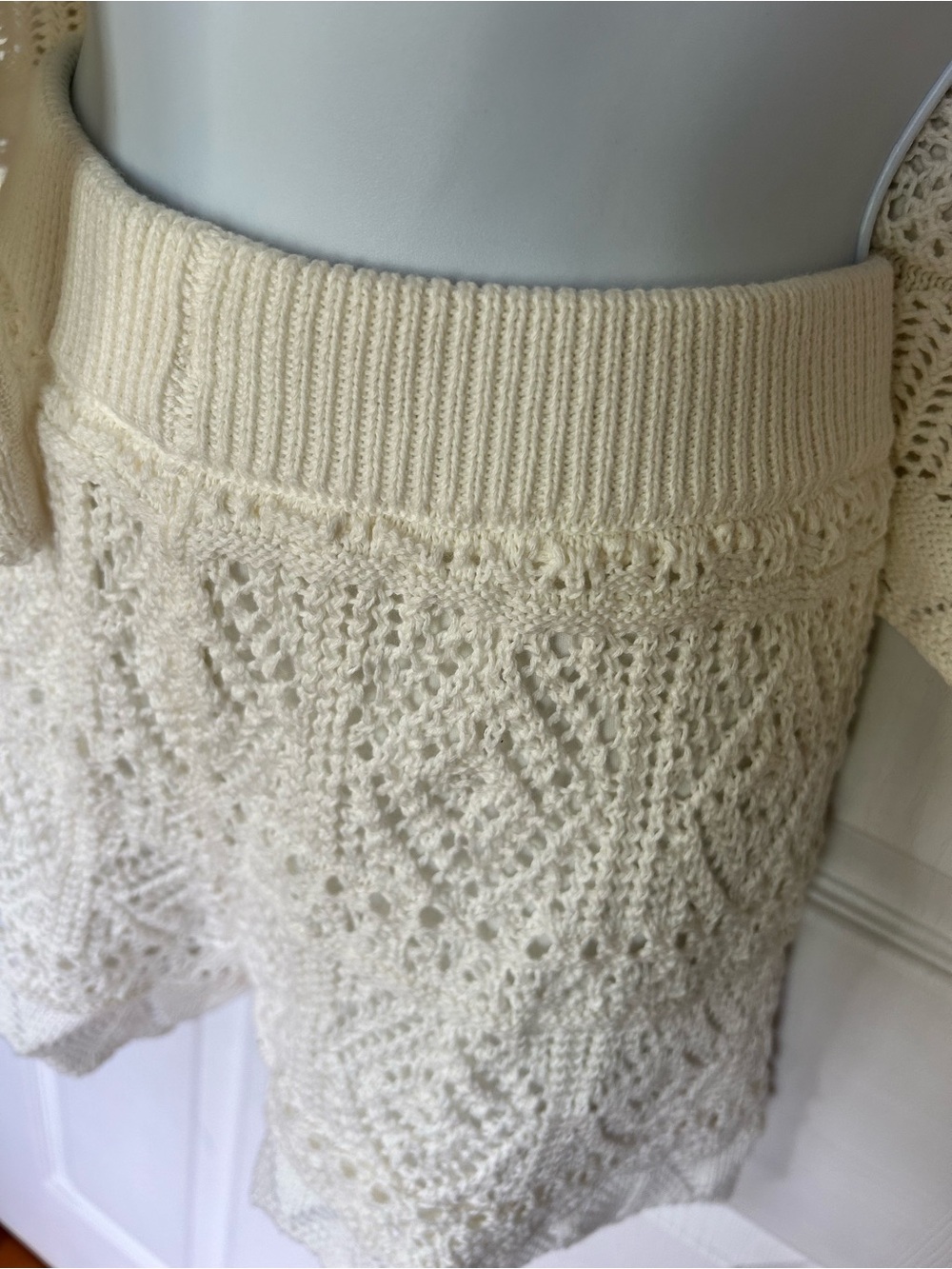 A New Day Crochet Two-Piece Short & Vest Set - Size XS - Picture 5 of 7